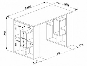 Стол письменный СПм-15 в Камышлове - kamyshlov.mebel24.online | фото 3