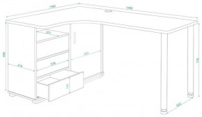 Стол письменный СР-145СМ в Камышлове - kamyshlov.mebel24.online | фото 2