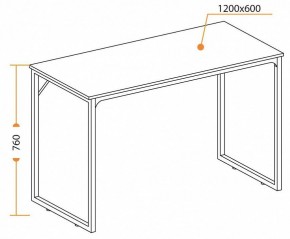 Стол письменный WD-08 в Камышлове - kamyshlov.mebel24.online | фото 6