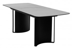Стол RASMUS 160 TL-45 Белый мрамор, испанская керамика / черный каркас, ®DISAUR в Камышлове - kamyshlov.mebel24.online | фото 4