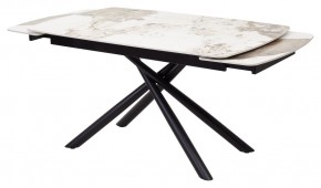 Стол RIVOLI 140 GLOSS LUXURY PANDORA SOLID CERAMIC / BLACK, ®DISAUR в Камышлове - kamyshlov.mebel24.online | фото 5