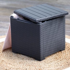 Стол с функцией хранения Виго (Vigo storage box) графит в Камышлове - kamyshlov.mebel24.online | фото 1