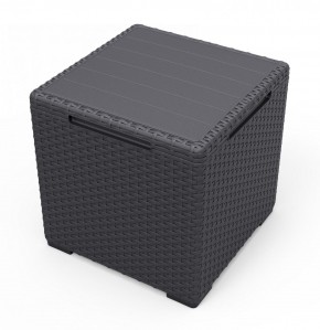 Стол с функцией хранения Виго (Vigo storage box) графит в Камышлове - kamyshlov.mebel24.online | фото 2