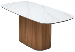 Стол TAMPA 180 цвет БЕЛЫЙ МРАМОР M326, керамика / Каркас OAK, ®DISAUR в Камышлове - kamyshlov.mebel24.online | фото 7