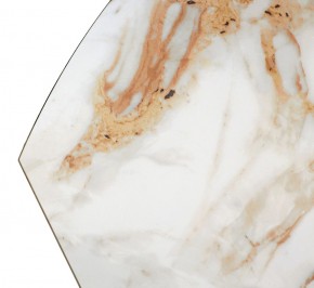Стол TERAMO 135 GLOSS GRAND JADE SOLID CERAMIC, керамика, поворотн.механизм / Черный каркас, ®DISAUR в Камышлове - kamyshlov.mebel24.online | фото 13
