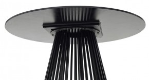 Стол TERNI 120 MATT BLACK MARBLE SOLID CERAMIC Черный мрамор матовый, керамика /Черн.каркас, ®DISAUR в Камышлове - kamyshlov.mebel24.online | фото 6