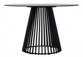 Стол TERNI 120 MATT BLACK MARBLE SOLID CERAMIC Черный мрамор матовый, керамика /Черн.каркас, ®DISAUR в Камышлове - kamyshlov.mebel24.online | фото 7
