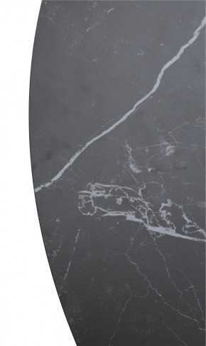 Стол TERNI 120 MATT BLACK MARBLE SOLID CERAMIC Черный мрамор матовый, керамика /Черн.каркас, ®DISAUR в Камышлове - kamyshlov.mebel24.online | фото 9