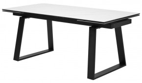 Стол VASTO 180 MARBLES KL-99 Белый мрамор матовый, итальянская керамика/ черный каркас, ®DISAUR в Камышлове - kamyshlov.mebel24.online | фото