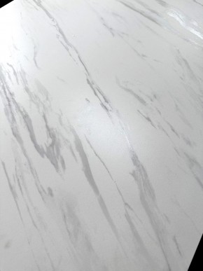 Стол VASTO 180 MARBLES KL-99 Белый мрамор матовый, итальянская керамика/ черный каркас, ®DISAUR в Камышлове - kamyshlov.mebel24.online | фото 3