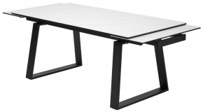 Стол VASTO 180 MARBLES KL-99 Белый мрамор матовый, итальянская керамика/ черный каркас, ®DISAUR в Камышлове - kamyshlov.mebel24.online | фото 6