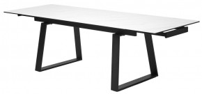 Стол VASTO 180 MARBLES KL-99 Белый мрамор матовый, итальянская керамика/ черный каркас, ®DISAUR в Камышлове - kamyshlov.mebel24.online | фото 9