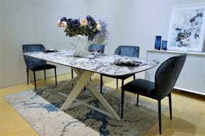 Стол VICENZA 220 BULGARI WHITE, керамика / белый, ®DISAUR в Камышлове - kamyshlov.mebel24.online | фото 12