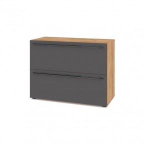 СТОУН С81 Комод (золотой дуб/графит) в Камышлове - kamyshlov.mebel24.online | фото 1