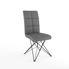 Стул черный Лотос KV серый матовый-800м 1-кат черный в Камышлове - kamyshlov.mebel24.online | фото