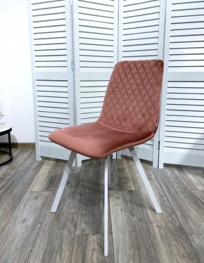 Стул DAIQUIRI BLUVEL-52 PINK / белый каркас, велюр М-City в Камышлове - kamyshlov.mebel24.online | фото 7