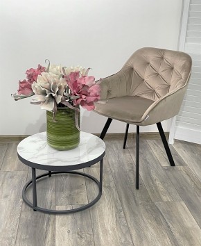 Стул GALE 360 град. поворот. BLUVEL-40 BEIGE, велюр/ черный каркас, М-City в Камышлове - kamyshlov.mebel24.online | фото 2