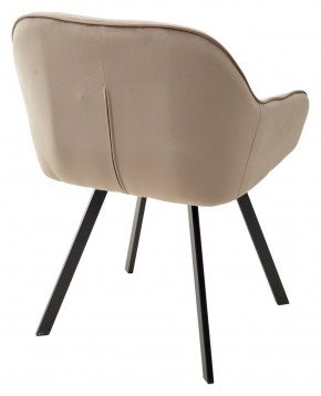 Стул GALE 360 град. поворот. BLUVEL-40 BEIGE, велюр/ черный каркас, М-City в Камышлове - kamyshlov.mebel24.online | фото 4