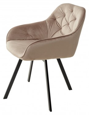 Стул GALE 360 град. поворот. BLUVEL-40 BEIGE, велюр/ черный каркас, М-City в Камышлове - kamyshlov.mebel24.online | фото 5