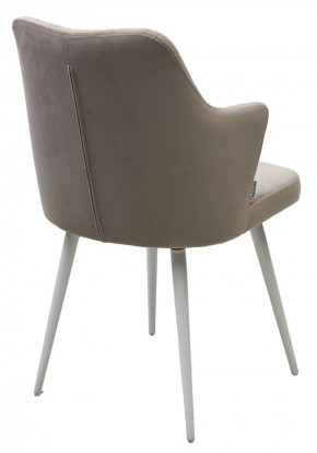 Стул HERMAN 360 град. ЛАТТЕ #25, велюр / белый каркас М-City в Камышлове - kamyshlov.mebel24.online | фото 5