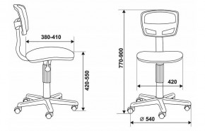 Стул компьютерный Бюрократ CH-299NX/15-21 черный в Камышлове - kamyshlov.mebel24.online | фото