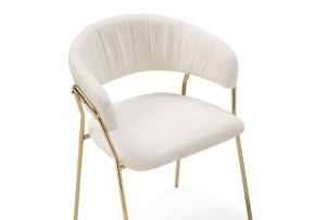 Стул на металлокаркасе Kamelia 1 white fabric / gold в Камышлове - kamyshlov.mebel24.online | фото 6