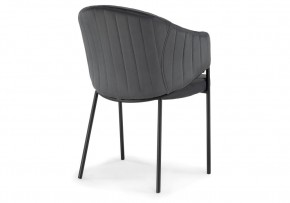 Стул на металлокаркасе Kortni dark grey / black в Камышлове - kamyshlov.mebel24.online | фото 4