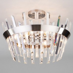 Светильник на штанге TK Lighting Steccato 10111/5 сатин-никель/прозрачный хрусталь Strotskis в Камышлове - kamyshlov.mebel24.online | фото 1