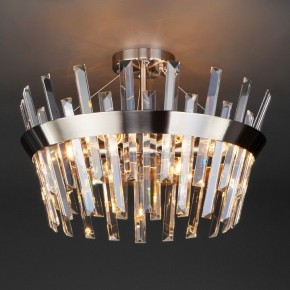 Светильник на штанге TK Lighting Steccato 10111/5 сатин-никель/прозрачный хрусталь Strotskis в Камышлове - kamyshlov.mebel24.online | фото 2