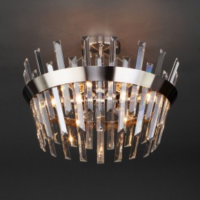 Светильник на штанге TK Lighting Steccato 10111/5 сатин-никель/прозрачный хрусталь Strotskis в Камышлове - kamyshlov.mebel24.online | фото 3