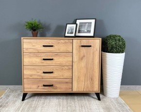 СВЕТЛАНА LOFT Комод-тумба  (дуб золотой) в Камышлове - kamyshlov.mebel24.online | фото