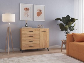 СВЕТЛАНА LOFT Комод-тумба  (дуб золотой) в Камышлове - kamyshlov.mebel24.online | фото 3