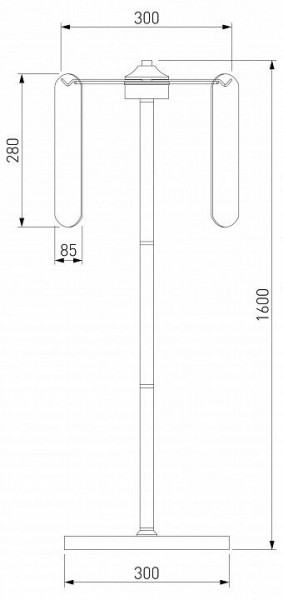Торшер Eurosvet Claire 01171/3 золото в Камышлове - kamyshlov.mebel24.online | фото 3
