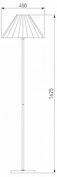 Торшер Eurosvet Peony 01133/1 хром/графит в Камышлове - kamyshlov.mebel24.online | фото 3