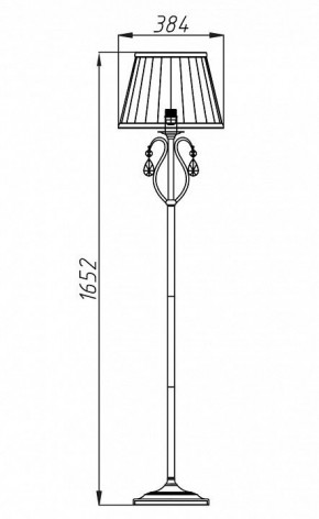 Торшер Maytoni Brionia ARM172-11-G в Камышлове - kamyshlov.mebel24.online | фото 2