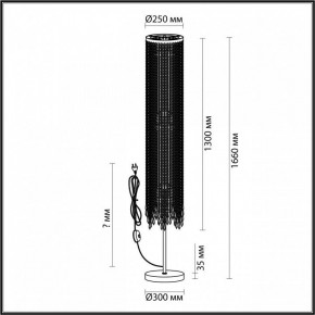 Торшер Odeon Light Chokka 5028/3F в Камышлове - kamyshlov.mebel24.online | фото 4
