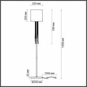 Торшер Odeon Light Nicole 4886/1F в Камышлове - kamyshlov.mebel24.online | фото 4