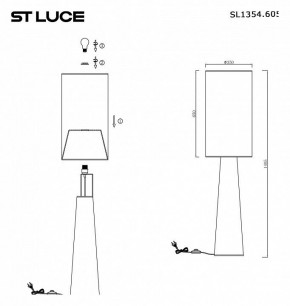 Торшер ST-Luce Jackie SL1354.605.01 в Камышлове - kamyshlov.mebel24.online | фото 5