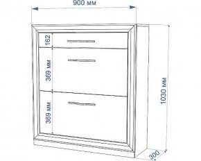 Тумба для обуви Нобиле ОБВ-90 в Камышлове - kamyshlov.mebel24.online | фото 4