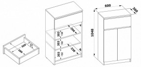 Тумба для обуви ТП-12 в Камышлове - kamyshlov.mebel24.online | фото 4