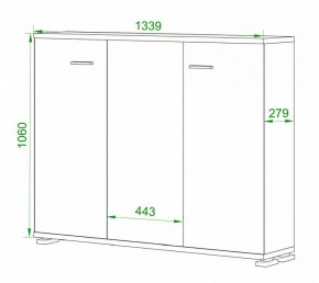 Тумба Домино нельсон ПУ-60-4 в Камышлове - kamyshlov.mebel24.online | фото 2
