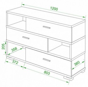 Тумба комбинированная Домино СБ-40/3-ПВК в Камышлове - kamyshlov.mebel24.online | фото 2