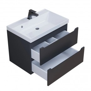 Тумба под раковину Uperwood Tanos 70 см, подвесная, черная матовая в Камышлове - kamyshlov.mebel24.online | фото 10