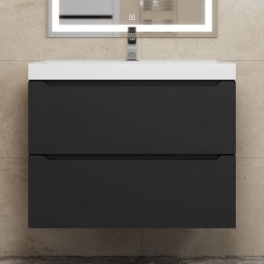 Тумба под раковину Uperwood Tanos 70 см, подвесная, черная матовая в Камышлове - kamyshlov.mebel24.online | фото 8