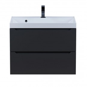 Тумба под раковину Uperwood Tanos 70 см, подвесная, черная матовая в Камышлове - kamyshlov.mebel24.online | фото 9