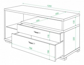 Тумба под ТВ Домино ТК-10 в Камышлове - kamyshlov.mebel24.online | фото 2