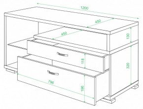 Тумба под ТВ Домино ТК-10М в Камышлове - kamyshlov.mebel24.online | фото 2