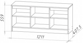 НИЦЦА-9 Тумба под ТВ (НЦ.09) в Камышлове - kamyshlov.mebel24.online | фото 2