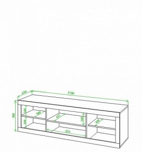 Тумба под ТВ Toivo Кон170 в Камышлове - kamyshlov.mebel24.online | фото 2