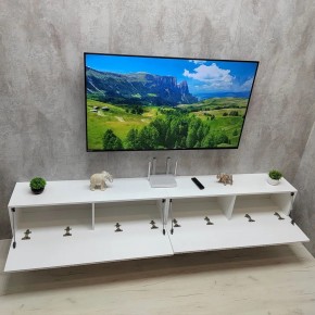 Тумба подвесная под ТВ LINES MTV4-MA 1150 Белый глянец (Белый-M 10.1.1) в Камышлове - kamyshlov.mebel24.online | фото 12